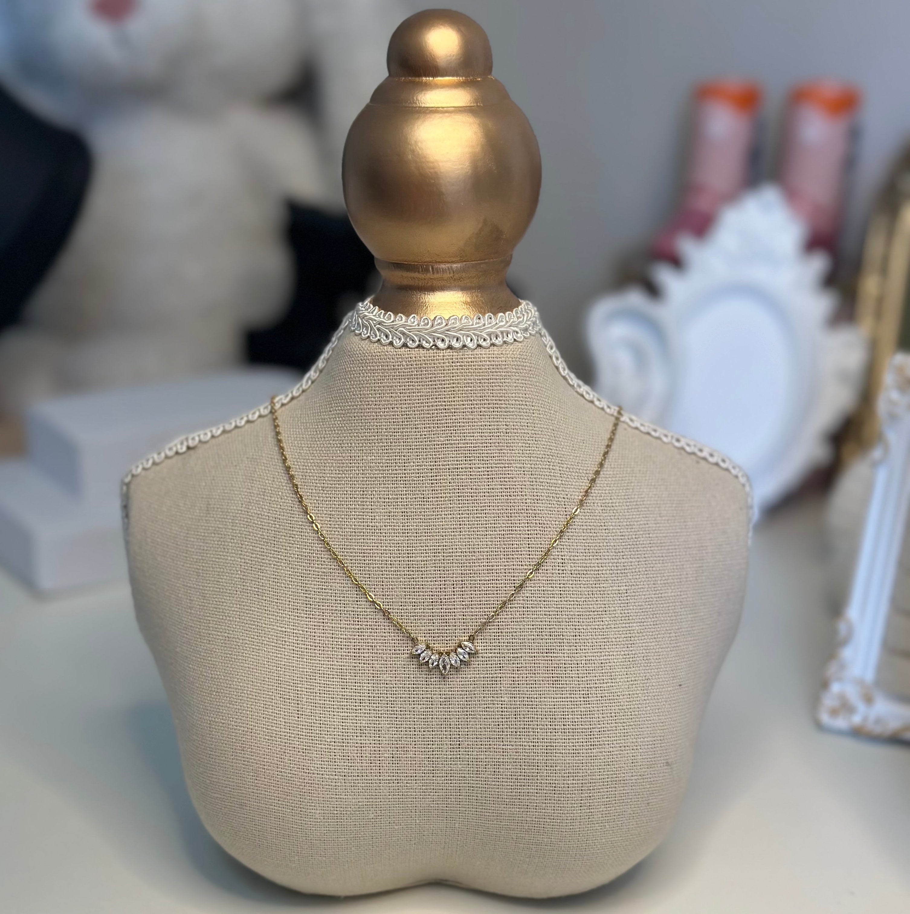 Marquise Blossom Necklace