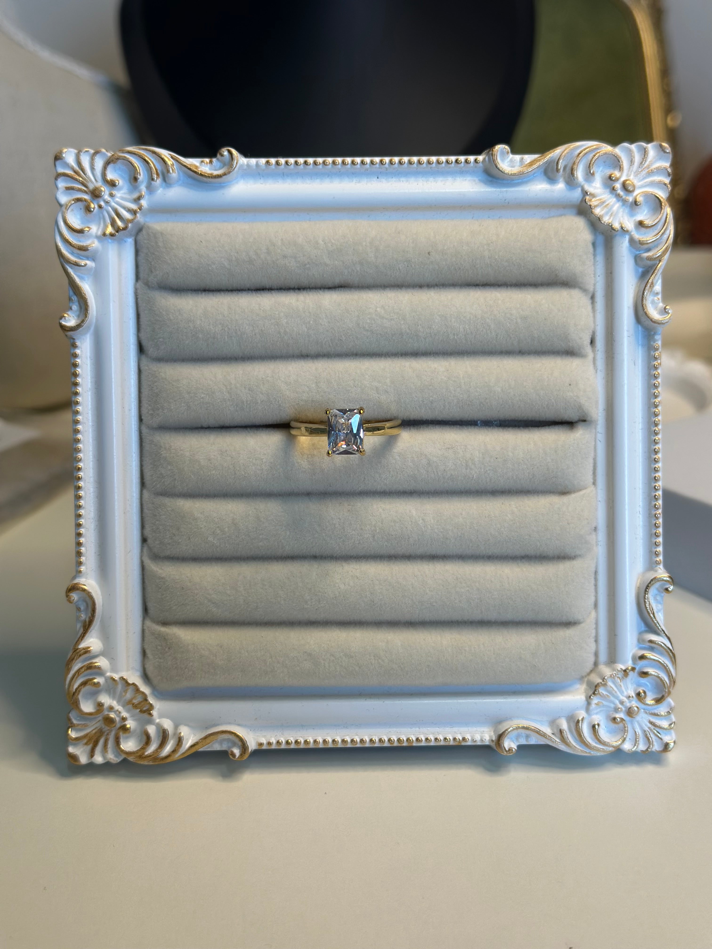 Radiant Solitaire Ring