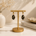 Floral Noir Earrings