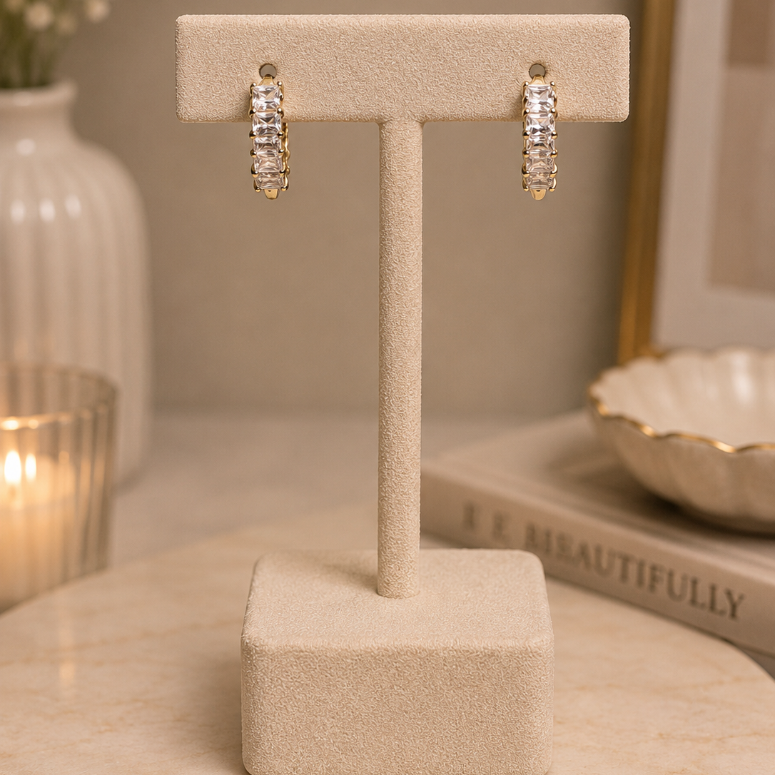 Vienna Crystal Hoops