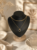 Midnight Link Layered Necklace