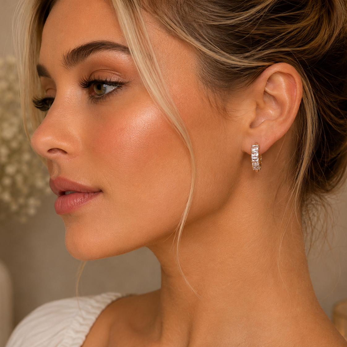 Vienna Crystal Hoops