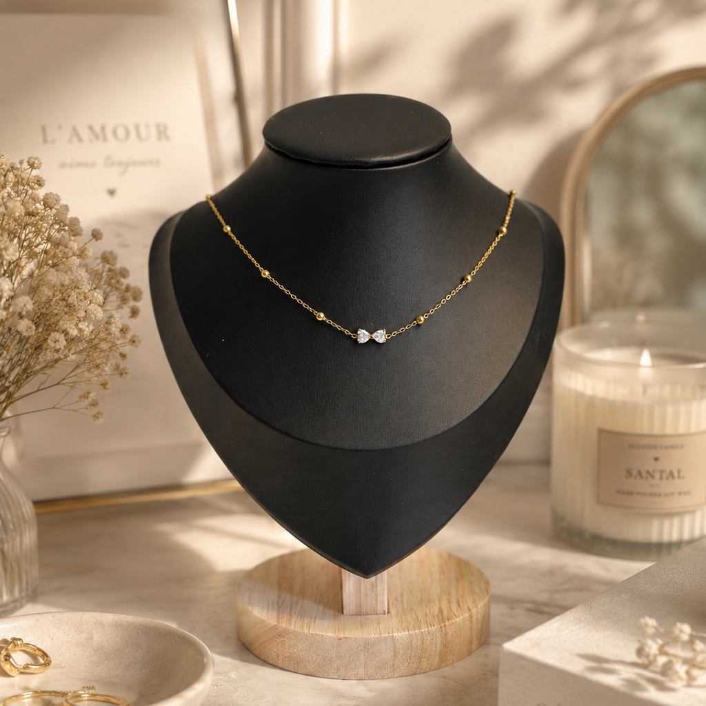 Bow Spark Necklace