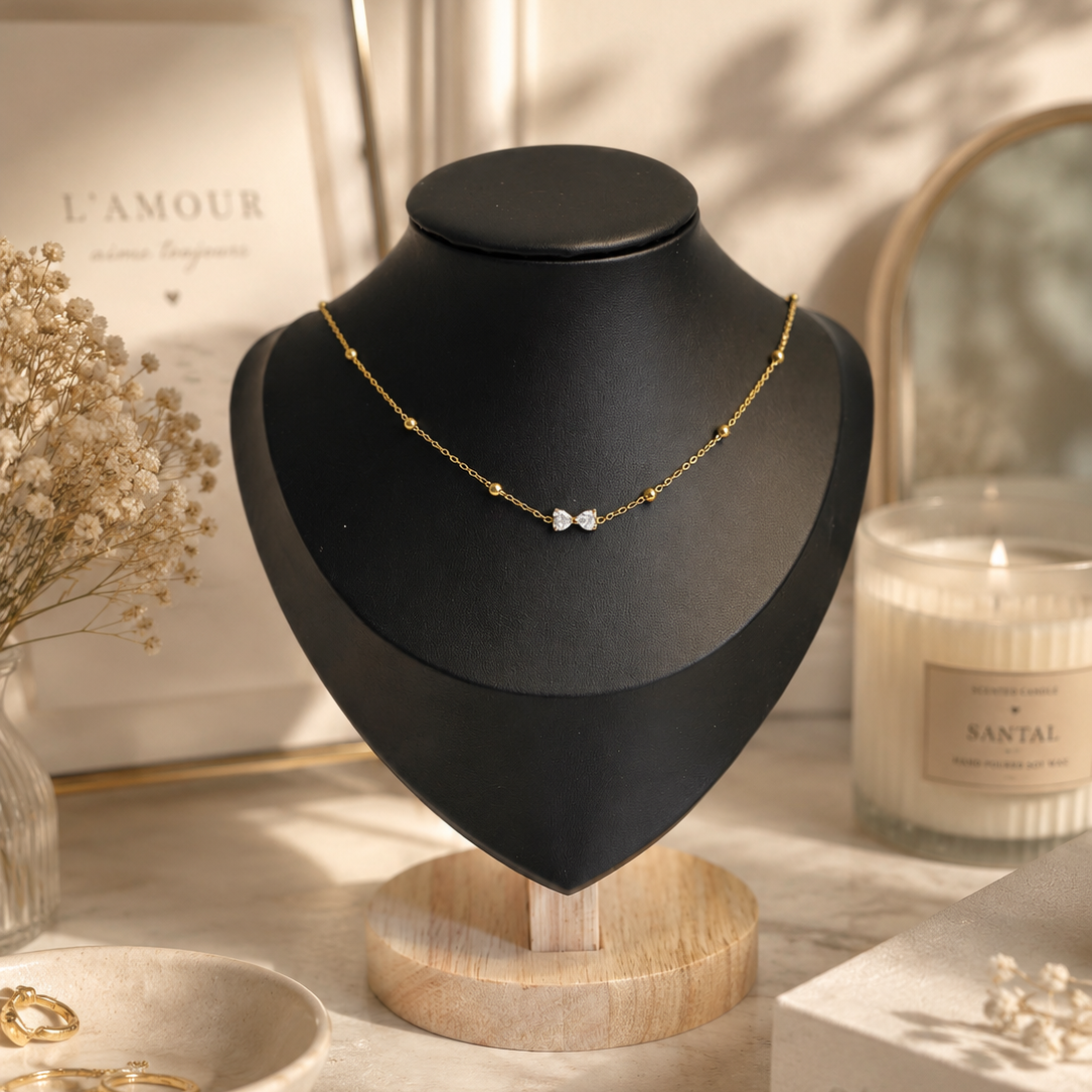 Bow Spark Necklace