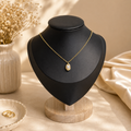 Golden Pearl Glow Necklace
