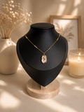 Golden Bloom Pendant Necklace