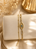 Evil Eye Layered Bracelet Set