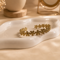Golden Daisy Cuff Bracelet