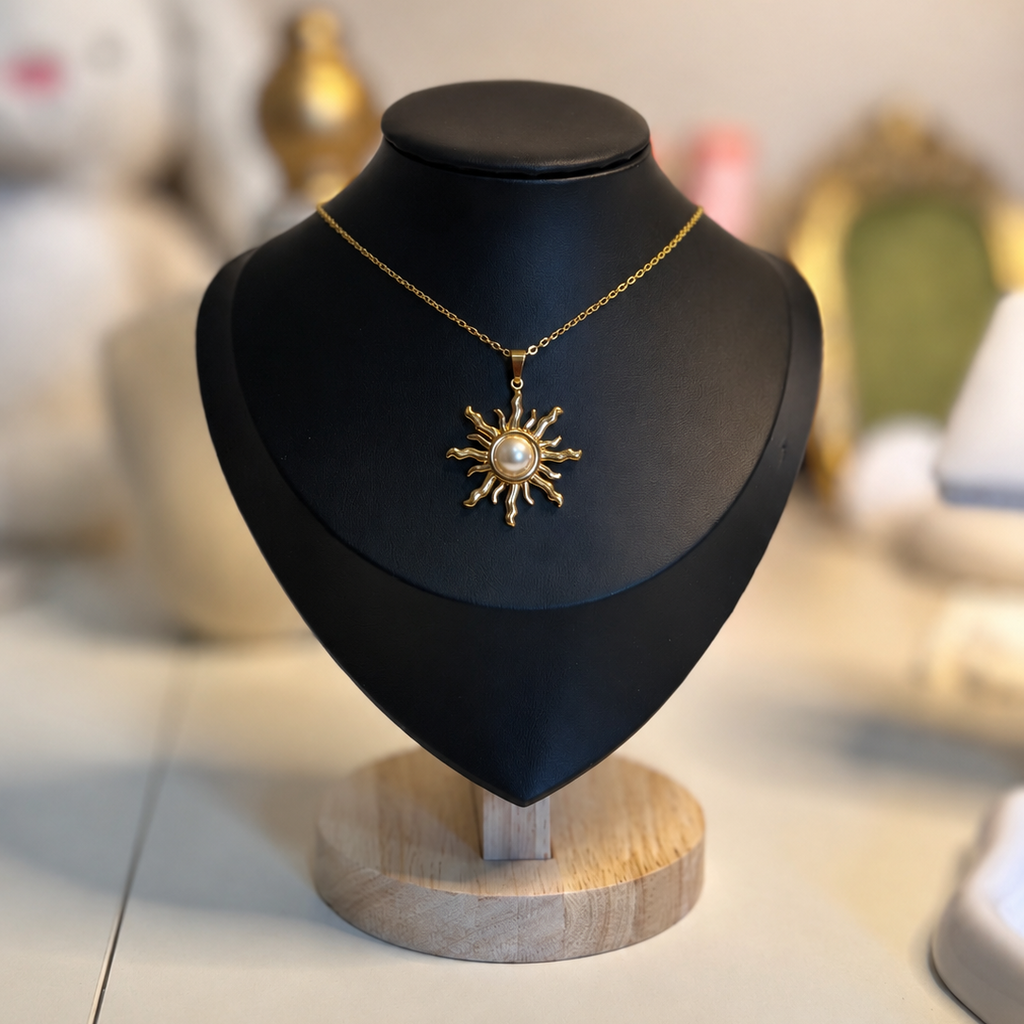 Pearl Sunburst Necklace