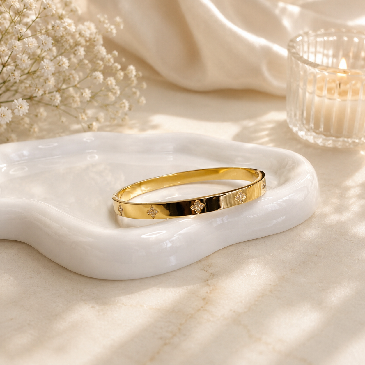 Aurelia Charm Bangle