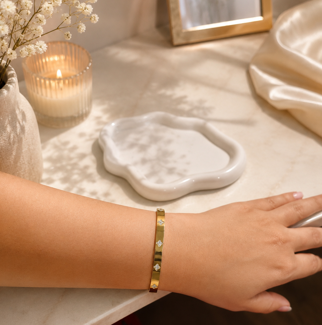 Aurelia Charm Bangle