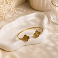 Clover Radiance Open Bangle