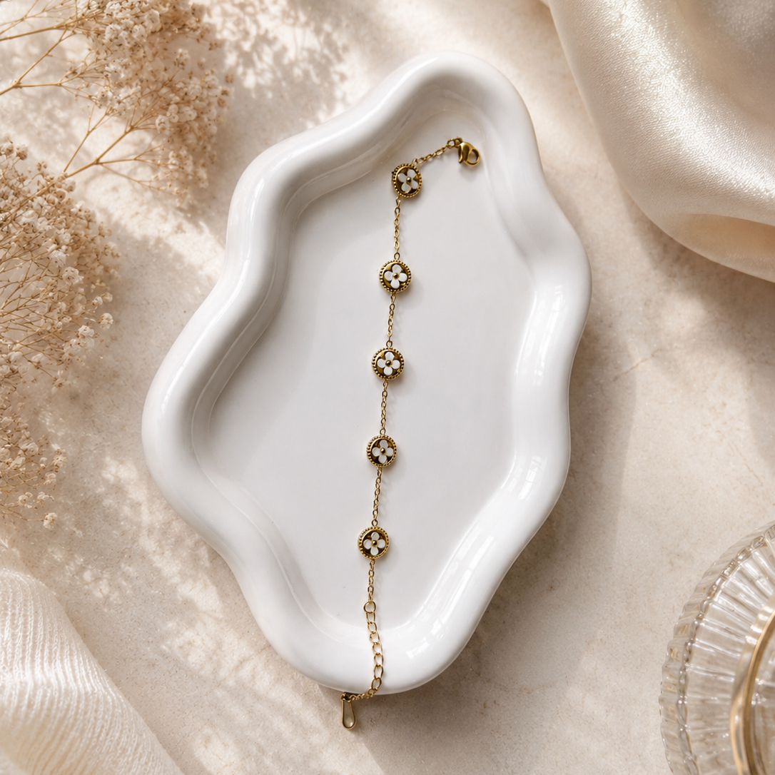 Ivory Medallion Bracelet