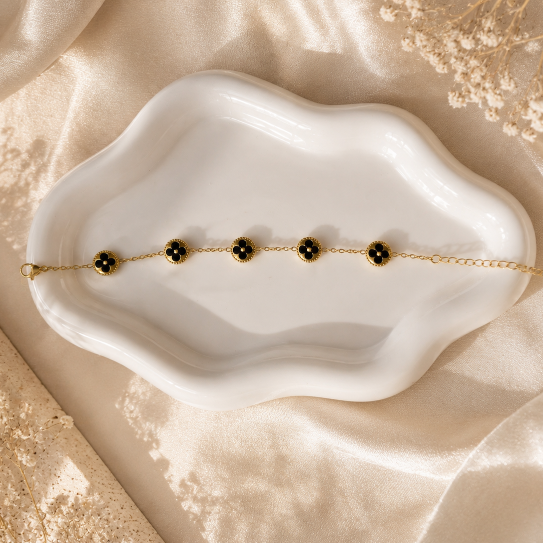 Black Clover Medallion Bracelet