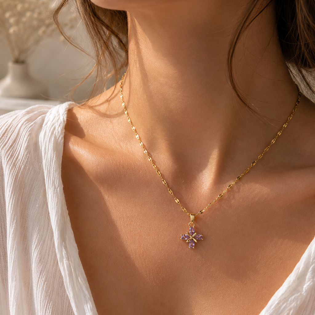 Lavender Bloom Necklace