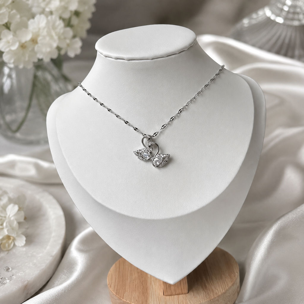 Serene Swan Necklace