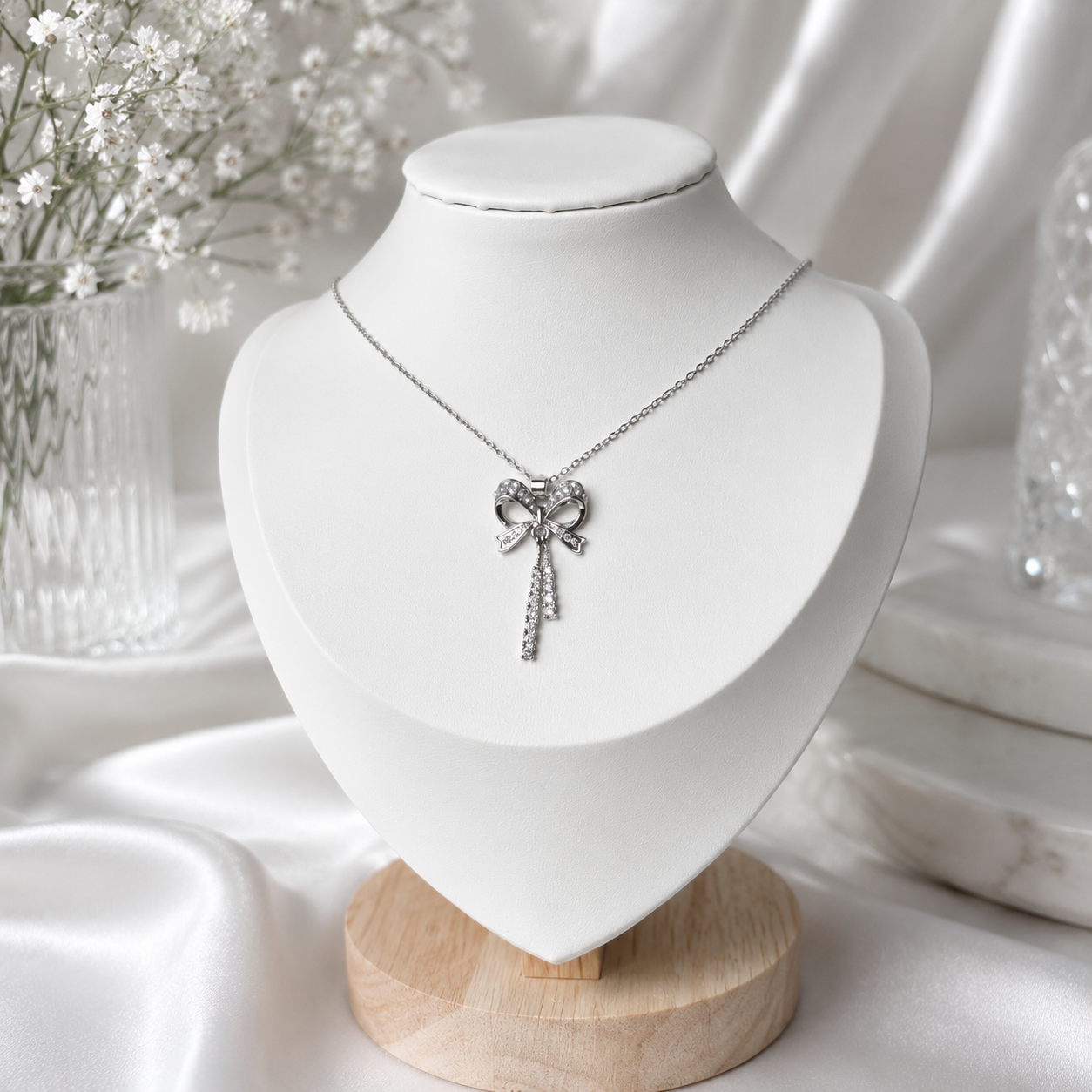 Seraphina Bow Necklace